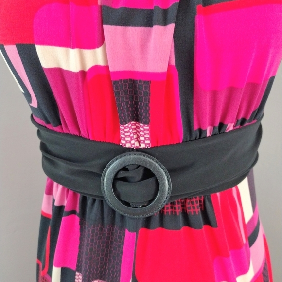 Volume One Color Block Dress Size Large - Picture 5 of 6